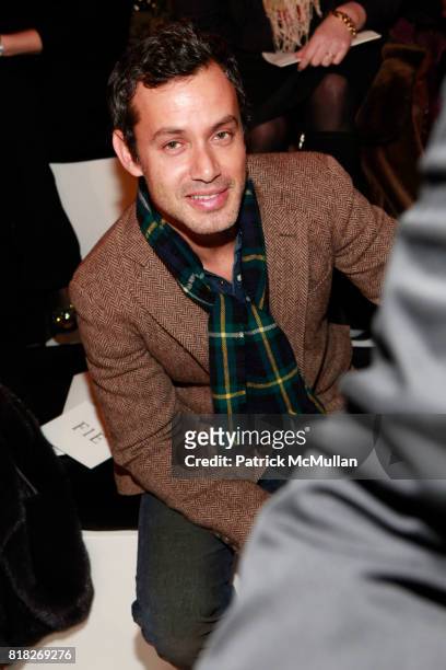 Andrew Lauren attends RALPH LAUREN Fall 2010 Collection at Skylight Studios on February 18, 2010 in New York City.