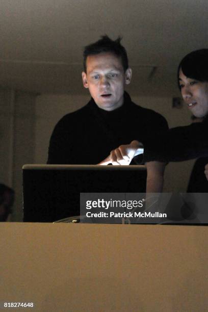 Carsten Nicolai attend CALVIN KLEIN COLLECTION Women's Fall 2010 Runway Show at Calvin Klein Inc. On February 18th, 2010 in New York City.