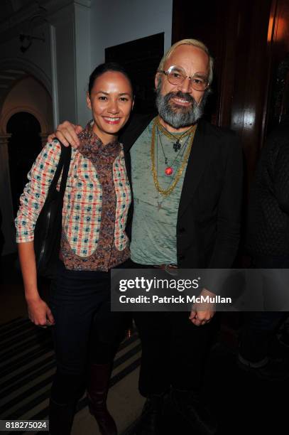 Pamela Racine and Gerald DeCock attend Quicktake: Rodarte Opening cocktail party sponsored by Nordstrom and Vogue at Cooper Hewitt Museum on February...