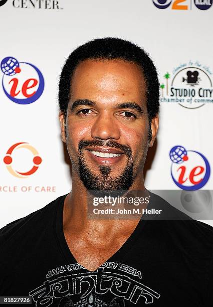 Kristoff St. John attends the Circle of Care Foundation July 4th Festival at the CBS Studio Center on July 4, 2008 in Studio City, California