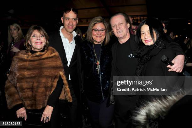 Judy Licht, Robert Verdi, Fern Mallis, Patrick McMullan and Vivienne Tam attend Closing Party for Bryant Park Tents at Bryant Park on February 18,...