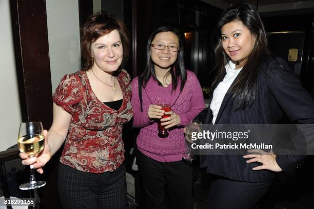 Gia Freireich, Jane Liu and Shari Marie Rances attend Central Park Conservancy 30th Anniversary Gala at Central Park Boathouse on February 23, 2010...
