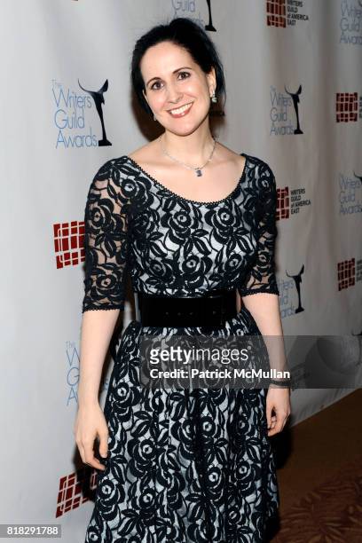 Stephanie D'Abruzzo attends THE 62 ANNUAL WRITERS GUILD AWARDS at Hudson Theatre on February 20, 2010 in New York City.