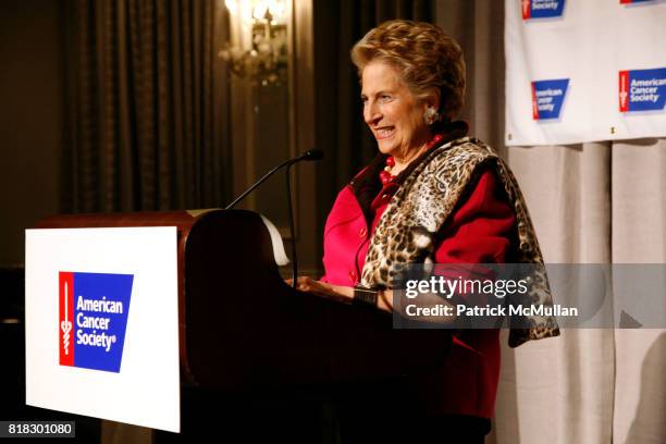 Diana Feldman attends AMERICAN CANCER SOCIETY honors TORY BURCH and DR. DEBORAH AXELROD as Mothers of the Year at The Pierre on February 23, 2010 in...