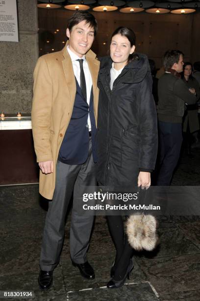 Ethan Pond and Britt Cosgrove attend WHITNEY BIENNIAL 2010 VIP Preview at The Whitney Museum on February 23, 2010 in New York City.