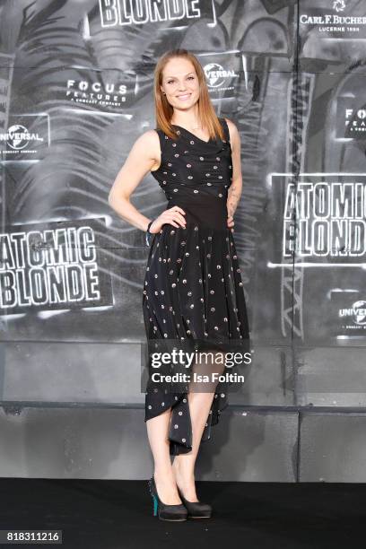 German actress Isabella Vinet attends the 'Atomic Blonde' World Premiere at Stage Theater on July 17, 2017 in Berlin, Germany.