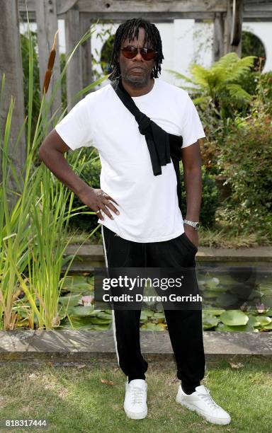 Neville Hyde attends the J Brand x Bella Freud garden tea party on July 18, 2017 in London, England.