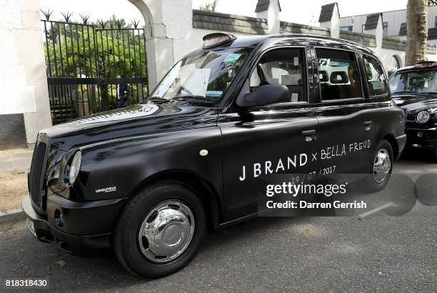 Atmosphere at the J Brand x Bella Freud garden tea party on July 18, 2017 in London, England.