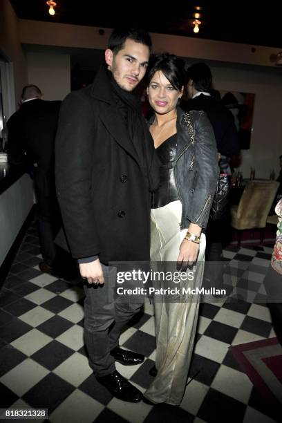 Lyle Maltz and Willa Keswick attend THE PURPLE Fashion Magazine After Party at Gramercy Park Hotel on February 14, 2010 in New York City.