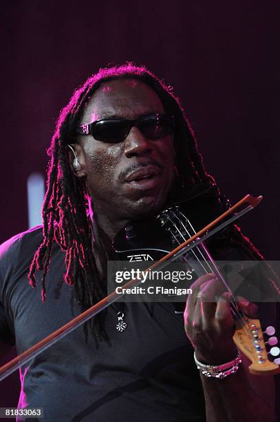 Boyd Tinsley of The Dave Matthews Band performs during the Rothbury Music Festival at the Double JJ Ranch on July 5, 2008 in Rothbury, Michigan.