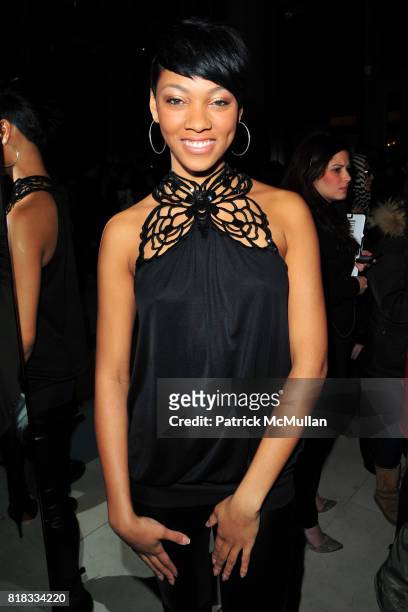 Bria Murphy attends VIVIENNE TAM Fall 2010 Presentation and Cocktail Reception at Vivienne Tam on February 13, 2010 in New York City.