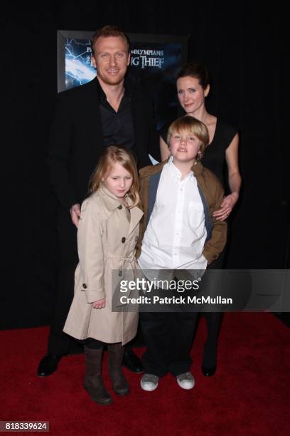 Kevin McKidd, Iona McKidd, Joseph McKidd and Jane McKidd attend A Special Screening of PERCY JACKSON and the OLYMPIANS: THE LIGHTNING THIEF at AMC...