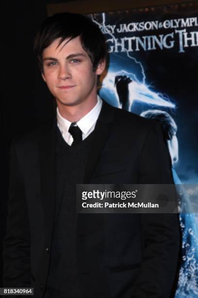 Logan Lerman attends A Special Screening of PERCY JACKSON and the OLYMPIANS: THE LIGHTNING THIEF at AMC Loews Lincoln Square on February 4, 2010 in...