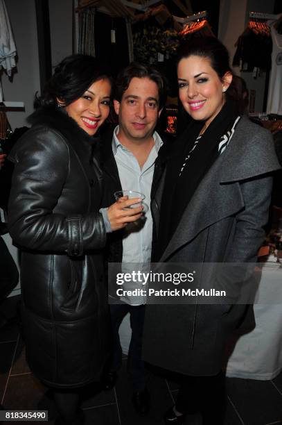 Melissa Lonner, Charlie Walk and Bobbie Thomas attend SoulCycle TriBeCa Opening Hosted by Charlie Walk, Stacy O'Neil and John Penotti at SoulCycle...