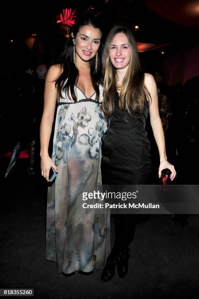 Alhia Chacoff and Rachael Jones attend PIER 59 Studios 15th Anniversary Party at PIER 59 Studios on February 12, 2010 in New York City.