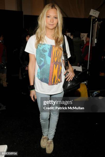 Annabelle Dexter-Jones attends CHARLOTTE RONSON Fall 2010 Collection at Bryant Park Tents- Promenade on February 12, 2010 in New York City.