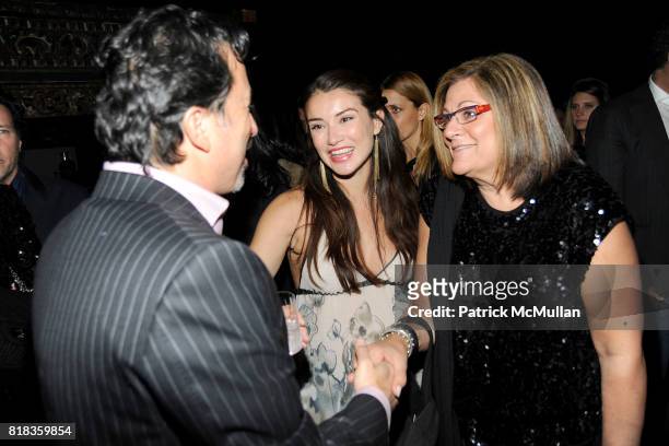 Harlan Berger, Alhia Chacoff and Fern Mallis attend PIER 59 Studios 15th Anniversary Party at PIER 59 Studios on February 12, 2010 in New York City.