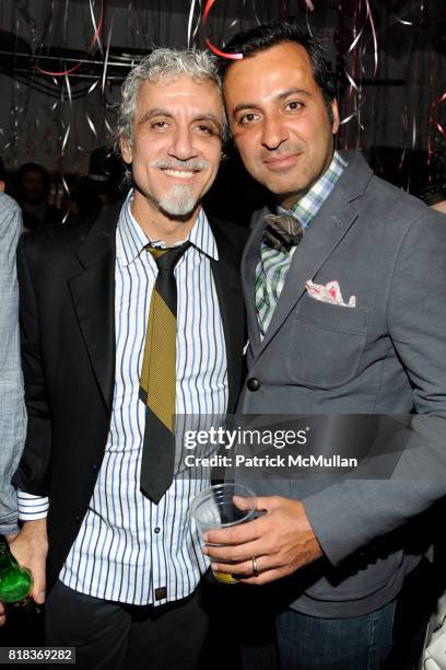 Ric Pipino and Mazdack Rassi attend M.A.C & MILK host a Fashion Week Serenade at Milk Studios on February 14, 2010 in New York City.