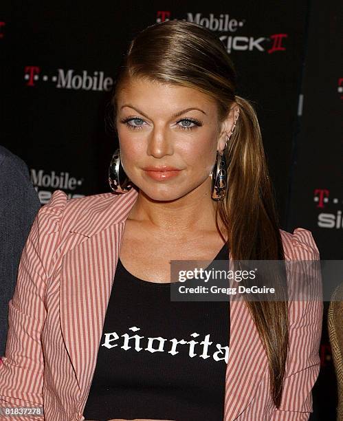 Fergie of the "Black Eyed Peas"