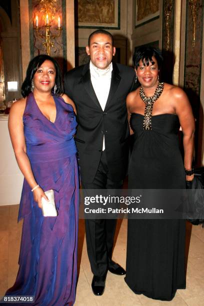 Gail Monroe Perry, Omar Karriem and Ann White attend Grace in Winter Silver Ball Celebrating the 25th Anniversary of Ronald K. Brown's Acclaimed...