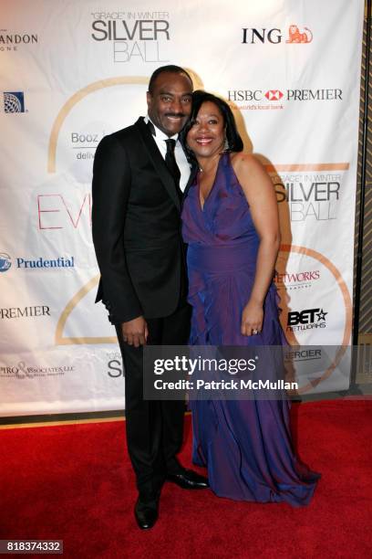 Reginald Van Lee and Gail Monroe Perry attend Grace in Winter Silver Ball Celebrating the 25th Anniversary of Ronald K. Brown's Acclaimed Evidence, A...