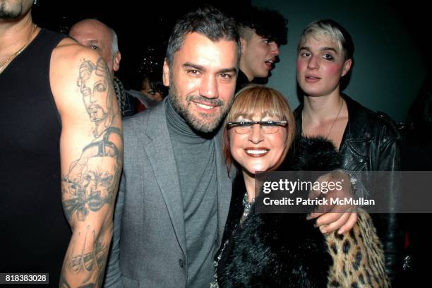 Edmundo Castillo and Shelly Bromfield attend Patricia Field Paradise Garage Collection Launch at Good Units at The Hudson Hotel on February 11, 2010...