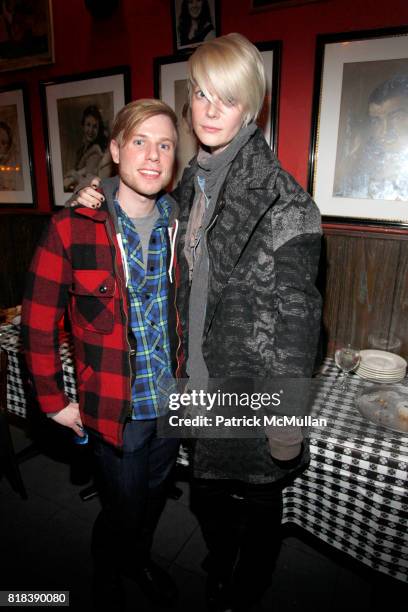 ? and Kate Lanphear attend Launch of ANTHONY PAPPALARDO'S First Signature Shoe for RED at Arturo's Coal Oven Pizza on February 16th, 2010 in New York...