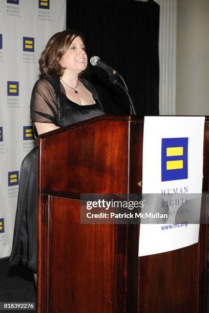 Rebecca Tillet attends GREATER NEW YORK HUMAN RIGHTS CAMPAIGN ANNUAL GALA DINNER: "SPEAK THE TRUTH" at Waldorf=Astoria on February 6, 2010 in New...