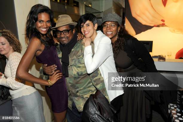 Arlenis Sosa, Marc Baptiste, Mimi Valdes and Renee Garnes attend LANCOME Party to Celebrate LATINA MAGAZINE's March Cover Star ARLENIS SOSA at The...