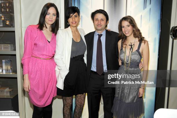 Kerry Diamond, Mimi Valdes, Serge Jureidini and Angelique Serrano attend LANCOME Party to Celebrate LATINA MAGAZINE's March Cover Star ARLENIS SOSA...