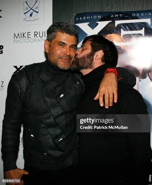 Mike Ruiz and ? attend XEX MAGAZINE: Issue 2 Release Party at SL on February 7, 2010 in New York.