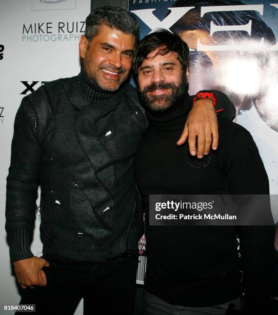 Mike Ruiz and ? attend XEX MAGAZINE: Issue 2 Release Party at SL on February 7, 2010 in New York.