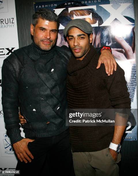 Mike Ruiz and Chavis attend XEX MAGAZINE: Issue 2 Release Party at SL on February 7, 2010 in New York.