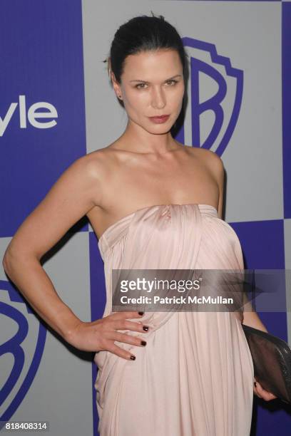 Rhona Mitra attends INSTYLE and WARNER BROS. Golden Globes After Party at Oasis Courtyard on January 17, 2010 in Beverly Hills, California.