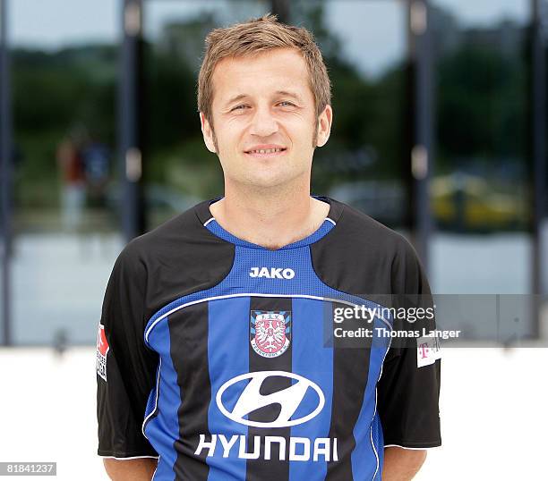 Thomas Sobotzik poses during the 2nd Bundesliga Team Presentation of FSV Frankfurt on July 06, 2008 in Offenbach, Germany.