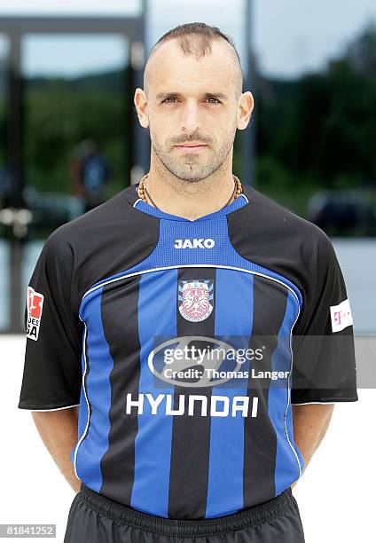 Matias Cenci poses during the 2nd Bundesliga Team Presentation of FSV Frankfurt on July 06, 2008 in Offenbach, Germany.