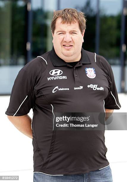 Bernd Reisig poses during the 2nd Bundesliga Team Presentation of FSV Frankfurt on July 06, 2008 in Offenbach, Germany.