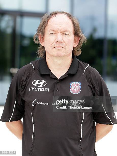 Wolfgang Uschek poses during the 2nd Bundesliga Team Presentation of FSV Frankfurt on July 06, 2008 in Offenbach, Germany.