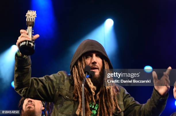 James "Munky" Shaffer of Korn attends the 2017 Alternative Press Music Awards at KeyBank State Theatre on July 17, 2017 in Cleveland, Ohio.