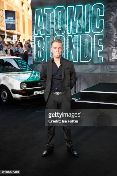 Youtuber Udo Boenstrup attends the 'Atomic Blonde' World Premiere at Stage Theater on July 17, 2017 in Berlin, Germany.