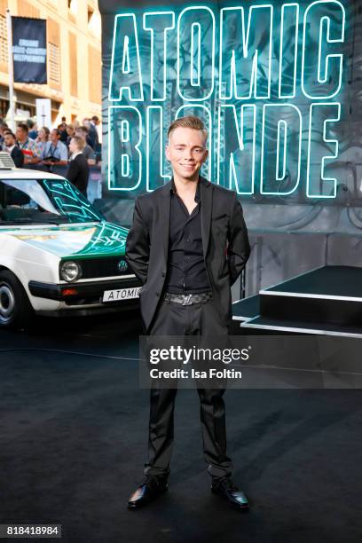 Youtuber Udo Boenstrup attends the 'Atomic Blonde' World Premiere at Stage Theater on July 17, 2017 in Berlin, Germany.