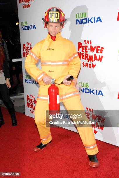 Josh Meyers attends The Pee Wee Herman Show Opening Night at Club Nokia on January 20, 2010 in Los Angeles, California.