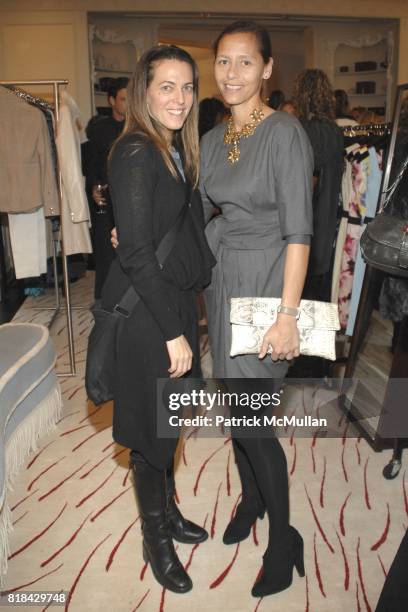 Kelly Atterton and Marlien Rentmeester attend Dolce & Gabbana Luncheon and Fashion Presentation hosted by Jamie Tisch, Quinn Ezralow, Marion Laurie...