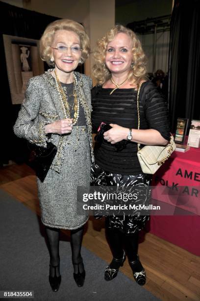 Agnes Nixon and Emily Nixon attend THE AMERICAN ANTIQUES SHOW BENEFIT PREVIEW Celebrates TEXAS, Sponsored by The Magazine ANTIQUES at Metropolitan...