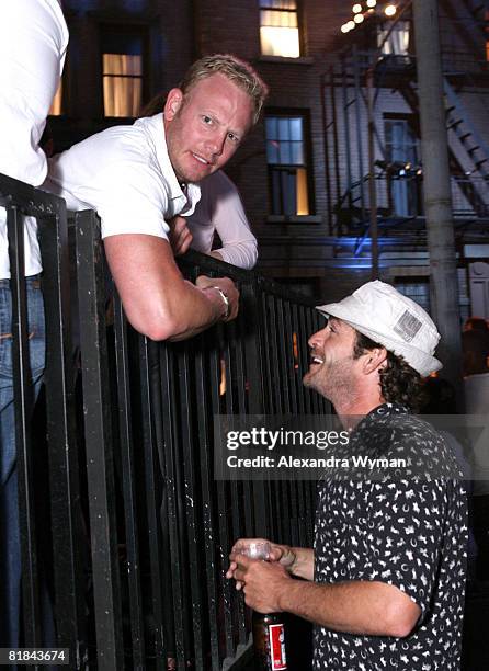 Ian Ziering and Luke Perry