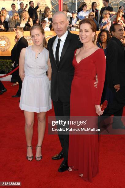 Taylor Cranston, Bryan Cranston and Robin Dearden attend 16th Annual Screen Actors Guild Awards - Arrivals at Shrine Auditorium on January 23, 2010...