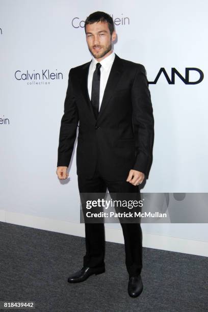 Andy Whitfield attends CALVIN KLEIN COLLECTION & LOS ANGELES NOMADIC DIVISION CELEBRATE L.A. ARTS MONTH & ART LOS ANGELES CONTEMPORARY at Los Angeles...