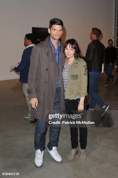 Will McCormack and Natasha Wagner attend Aaron Young Exhibition Opening at Gagosian Gallery on January 15, 2010 in Beverly Hills, California.