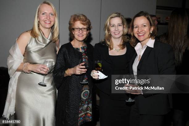 Susan Bednar Long, Jane Eddy, Melina Palmer and Sally Bednar attend TOCAR Interior Design 10 Year Anniversary Celebration at Core Club on January 28,...