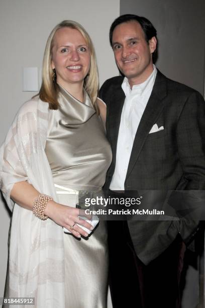 Susan Bednar Long and John Long attend TOCAR Interior Design 10 Year Anniversary Celebration at Core Club on January 28, 2010 in New York City.